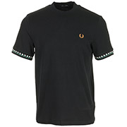 Fred Perry Jacquard Cuff T-Shirt