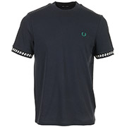 Fred Perry Jacquard Cuff T-Shirt
