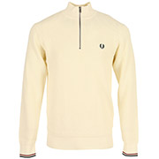 Fred Perry Waffle Stitch Half Zip Jumper