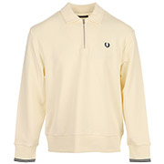 Fred Perry Half Zip Collared Sweatshirt