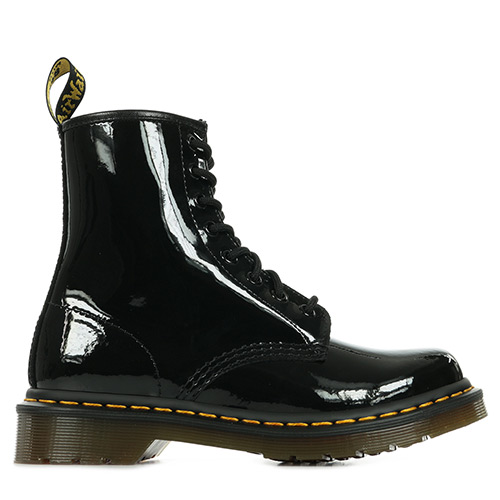 Dr. Martens 1460 Black Patent Lamper - Noir