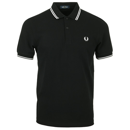 Fred Perry Twin Tipped Shirt - Noir