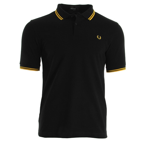 Fred Perry Slim Fit Twin Tipped Shirt - Noir