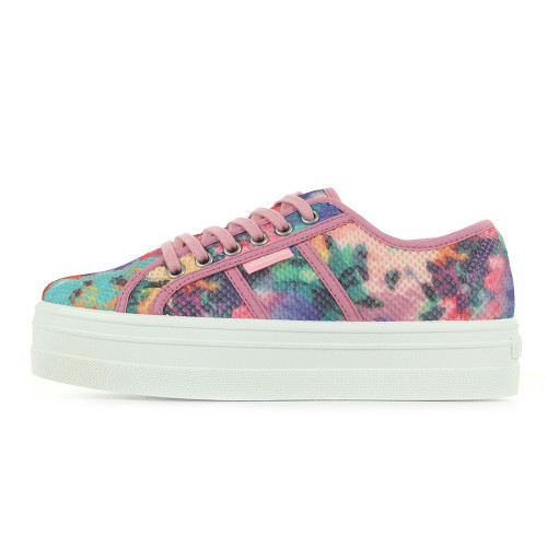 Victoria Blucher Rejilla Estampada Plataforma