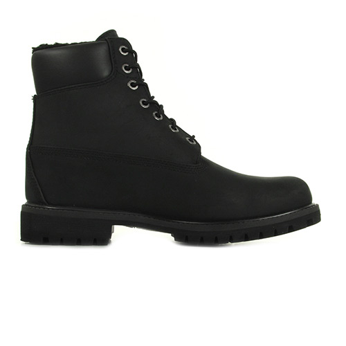 Timberland 6 In Fur Warm Black Roughcut Warm Lined