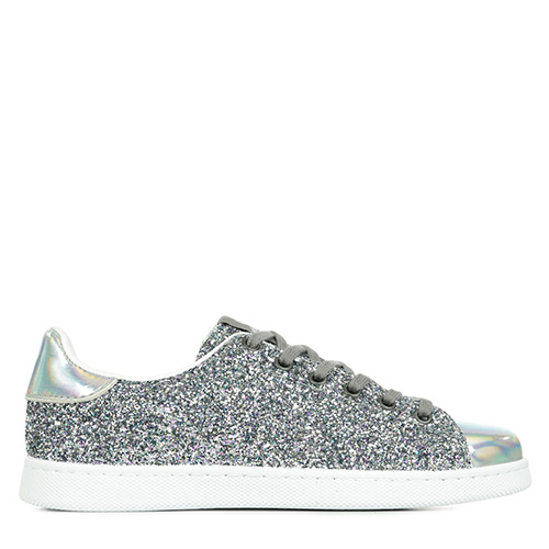 Victoria Deportivo Tenis Glitter Y Espero - Argent