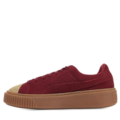 PUMA Suede Platform Glam Jr