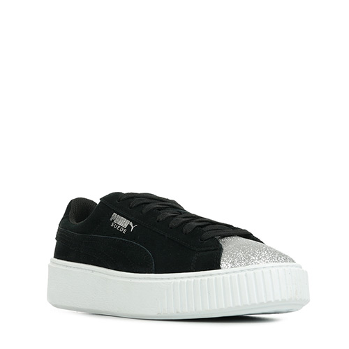 PUMA Suede Platform Glam Jr