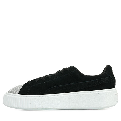 PUMA Suede Platform Glam Jr