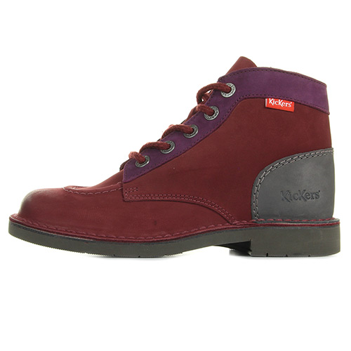 Kickers Kick Col Bordeaux