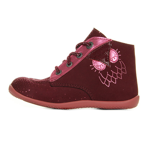 Kickers Bhou Cuir Rose
