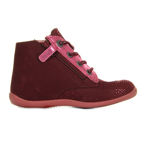 Kickers Bhou Cuir Rose