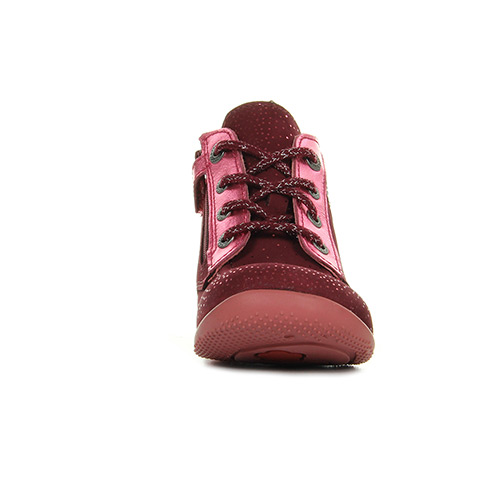 Kickers Bhou Cuir Rose
