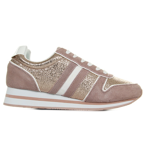 Versace Jeans Linea Fondo Stella Dis1 Suede Coated Shiny Textile