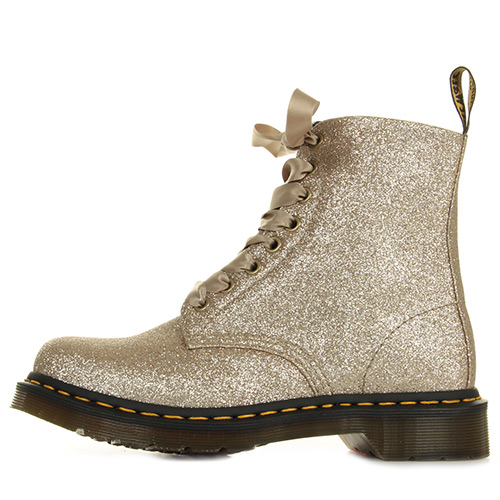 Dr. Martens 1460 Pascal Glitter Pale Gold