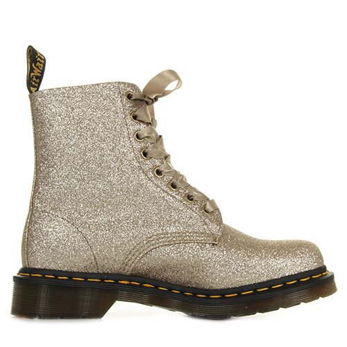 Dr. Martens 1460 Pascal Glitter Pale Gold