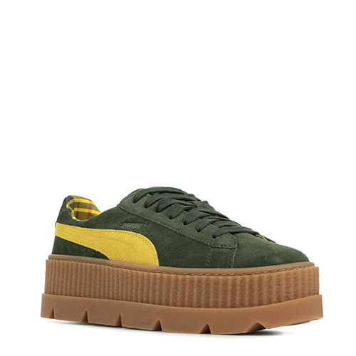 puma suede verte et jaune