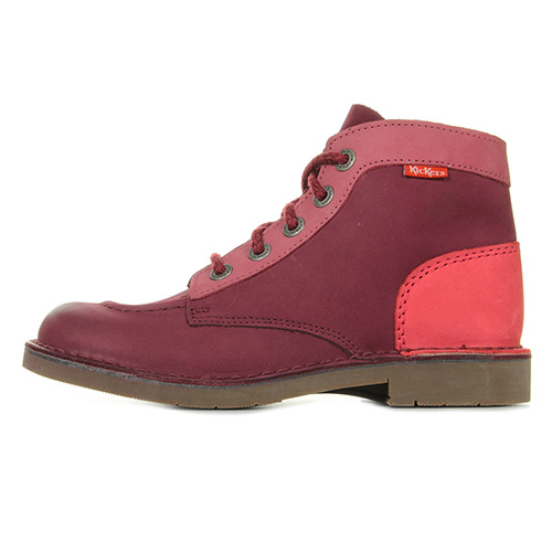 Kickers Kick Col Bordeaux Rose