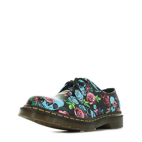 Dr. Martens 1461 Rose Fantasy Backhand Straw Grain