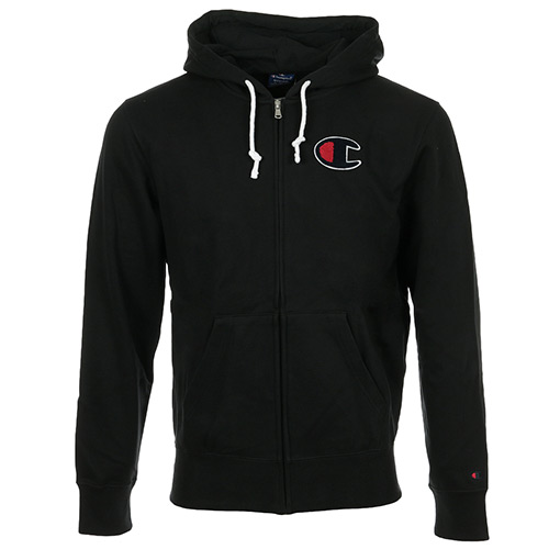 Champion Hooded Full Zip Sweatshirt - Noir