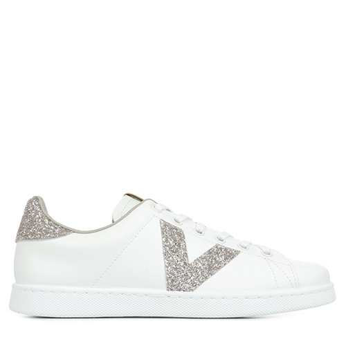 Victoria Tenis Piel Verutas Glit - Blanc