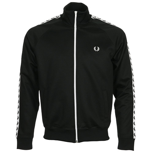 Fred Perry Taped Track Jacket - Noir