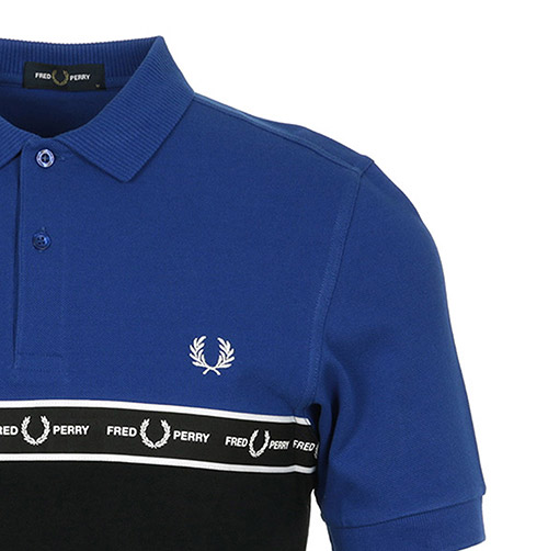 Fred Perry Taped Chest Polo Shirt 