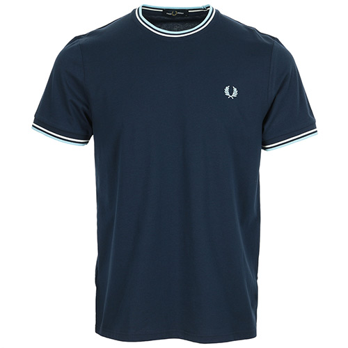 Fred Perry Twin Tipped T-Shirt - Bleu marine