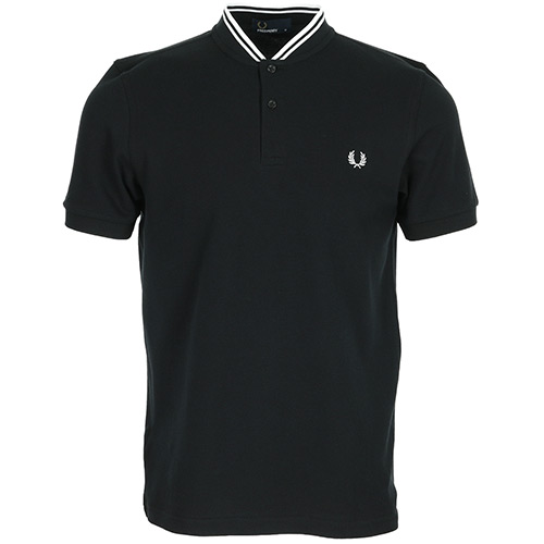 Fred Perry Bomber Collar Polo Shirt - Noir