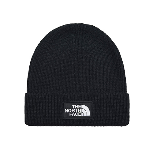 The North Face Logo Box Cuff Beanie - Noir