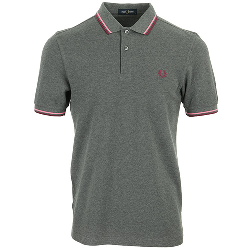 Fred Perry Twin Tipped Shirt - Gris