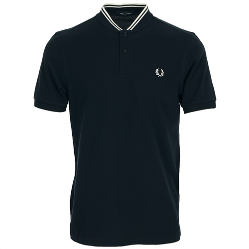 Fred Perry Bomber Collar Polo Shirt - Bleu marine