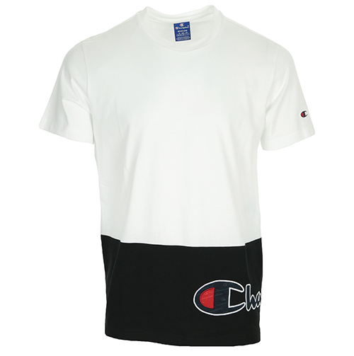 Champion Colour Block T-Shirt - Blanc