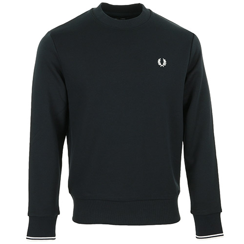 Fred Perry Crew Neck Sweatshirt - Bleu marine