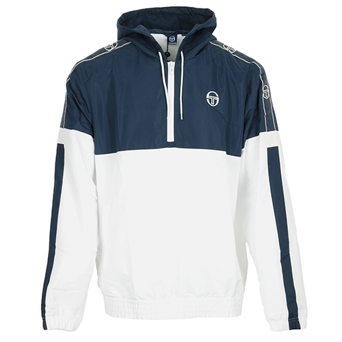 Sergio Tacchini Fingal Tracktop White/Navy - Blanc