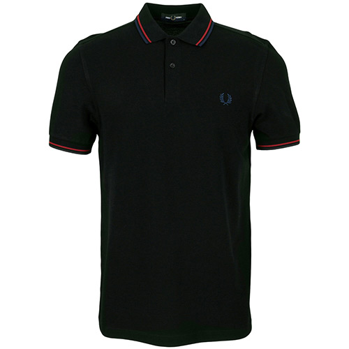 Fred Perry Twin Tipped Shirt - Noir