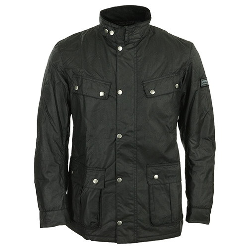 Barbour International Duke Wax Jacket - Noir