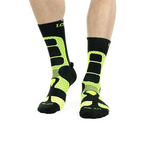 LCF La Chaussette de France Trail Kailash Pro Jaune Fluo