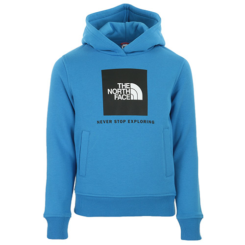 The North Face New Box Hoodie Kids - Bleu