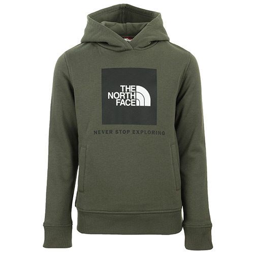 The North Face New Box Hoodie Kids - Vert olive