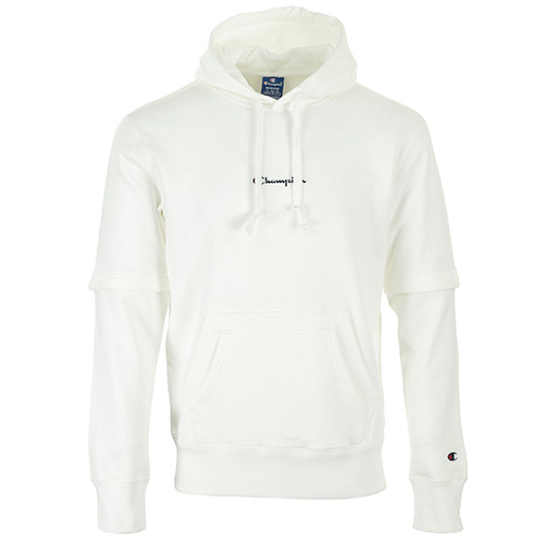 Champion Hooded Sweatshirt - Blanc