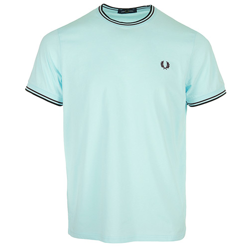 Fred Perry Twin Tipped T-Shirt - Bleu clair