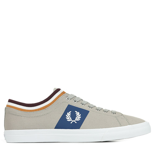 Fred Perry Underspin Tipped Cuff Twill - Gris