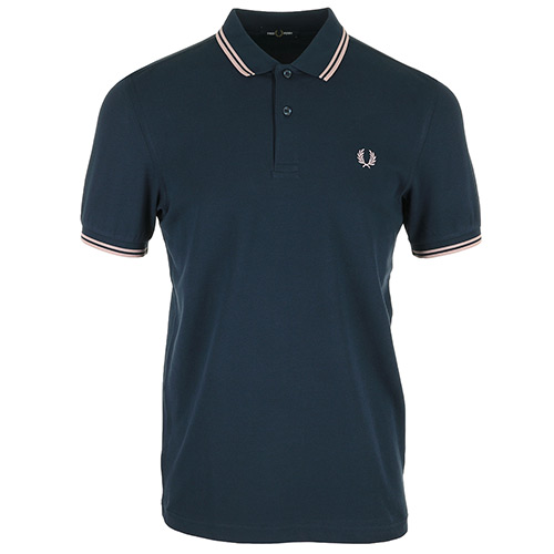 Fred Perry Twin Tipped Shirt - Bleu marine
