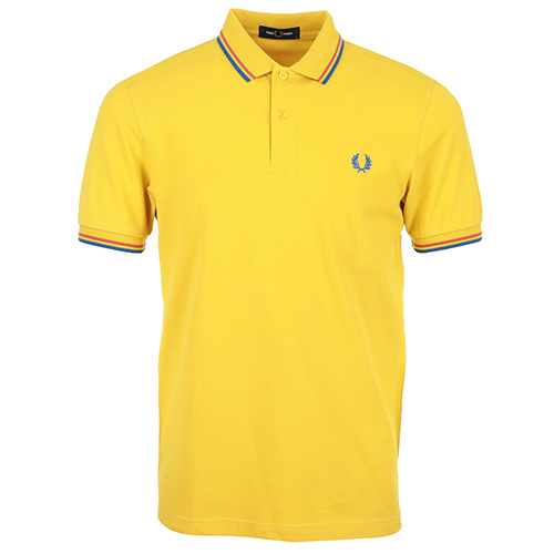 Fred Perry Twin Tipped Shirt - Jaune