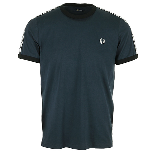 Fred Perry Taped Ringer T-Shirt - Bleu marine