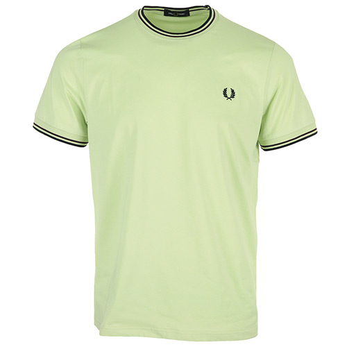 Fred Perry Twin Tipped T-Shirt - Vert clair