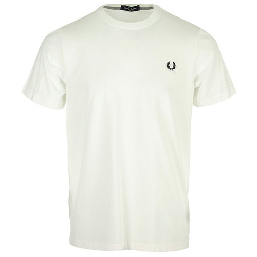 Fred Perry Crew Neck T-Shirt - Blanc