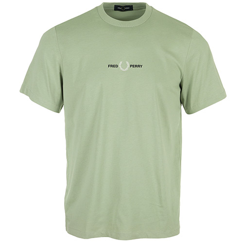 Fred Perry Embroidered T-Shirt - Vert olive