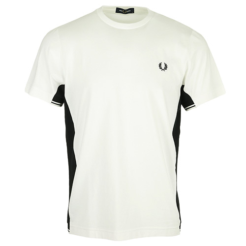 Fred Perry Twin Tipped Panel T-Shirt - Blanc
